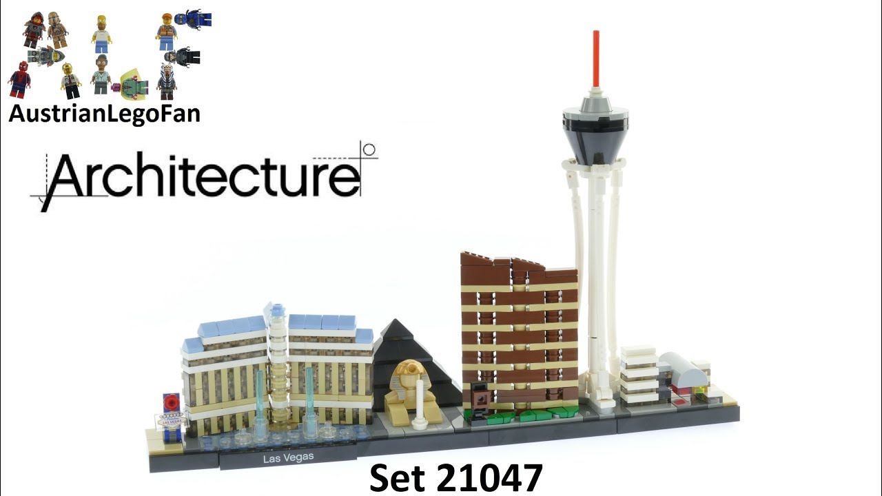 Lego Architecture 21047 Las Vegas - Skyline - Lego Speed Build Review