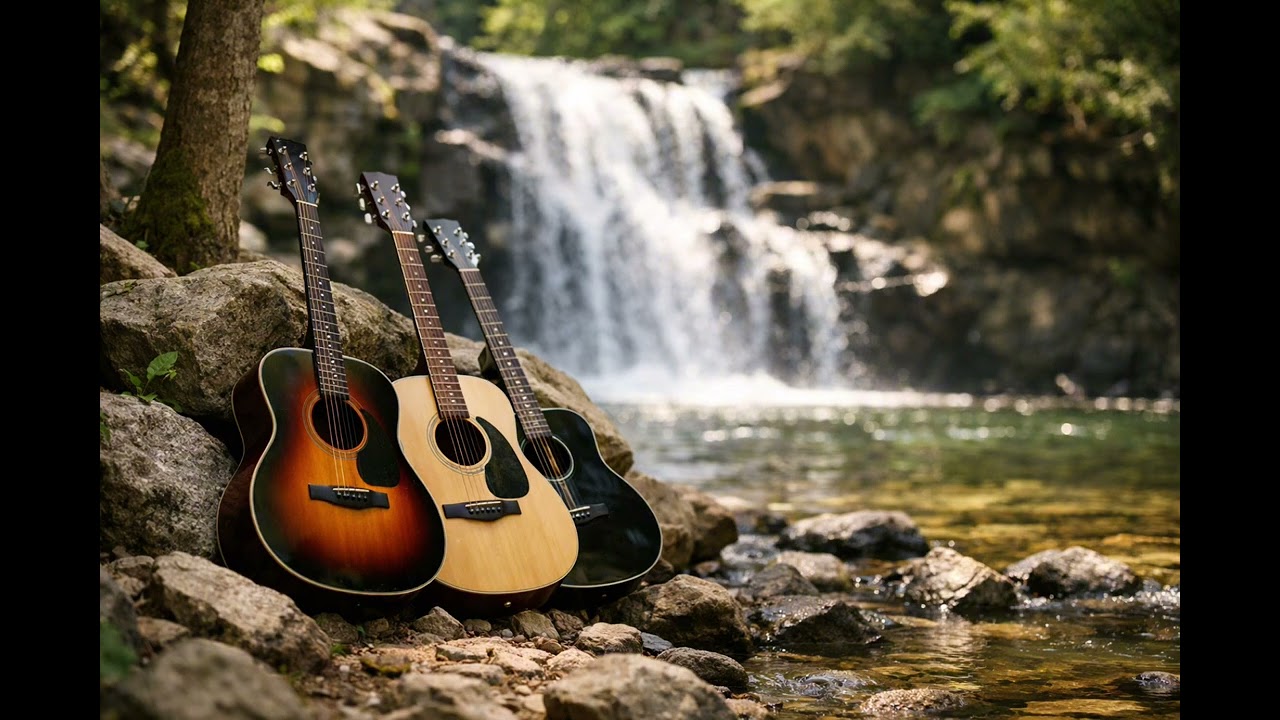 Relaxing guitar solo music for peaceful and calming vibes and focus.