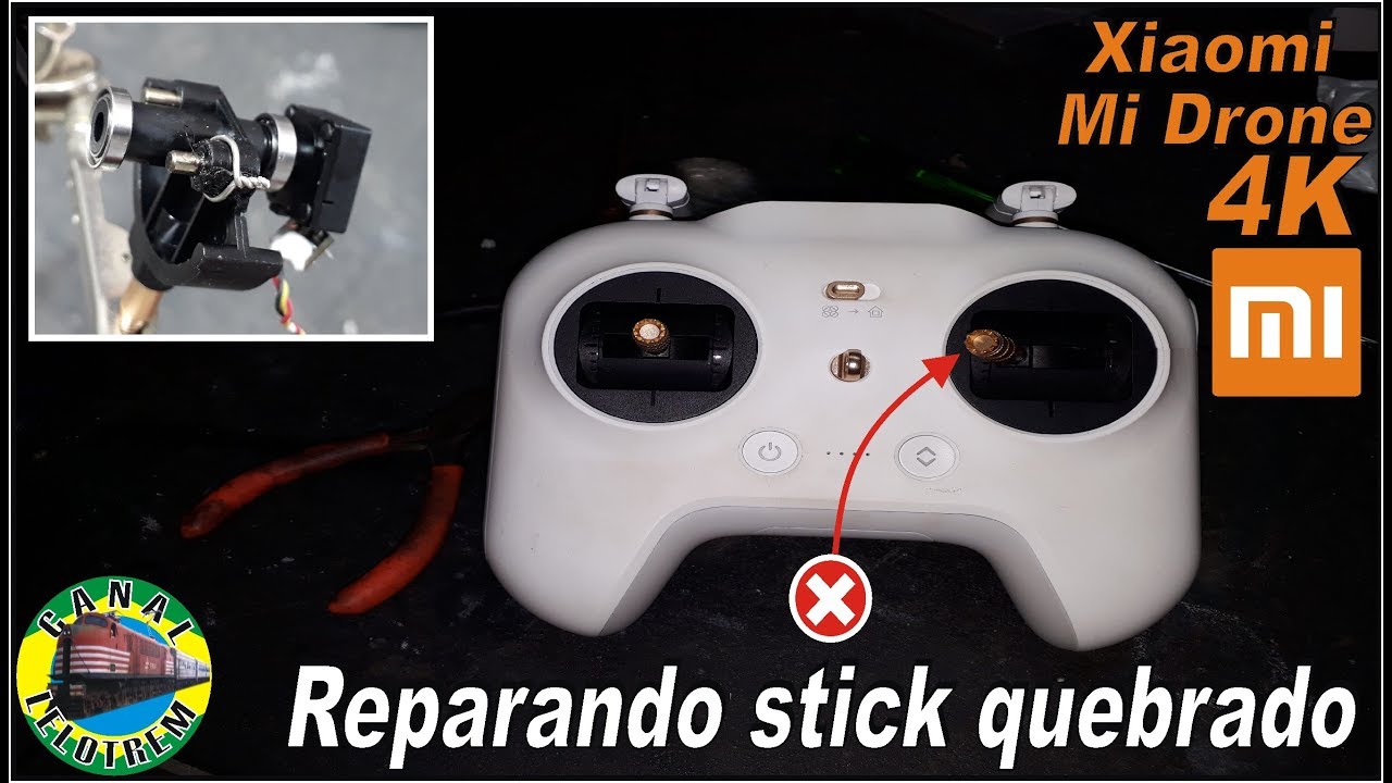 379 - REPARANDO STICK DO CONTROLE MIDRONE 4K (VÁLIDO PARA OUTROS CONTROLES TAMBÉM) - CANAL LELOTREM