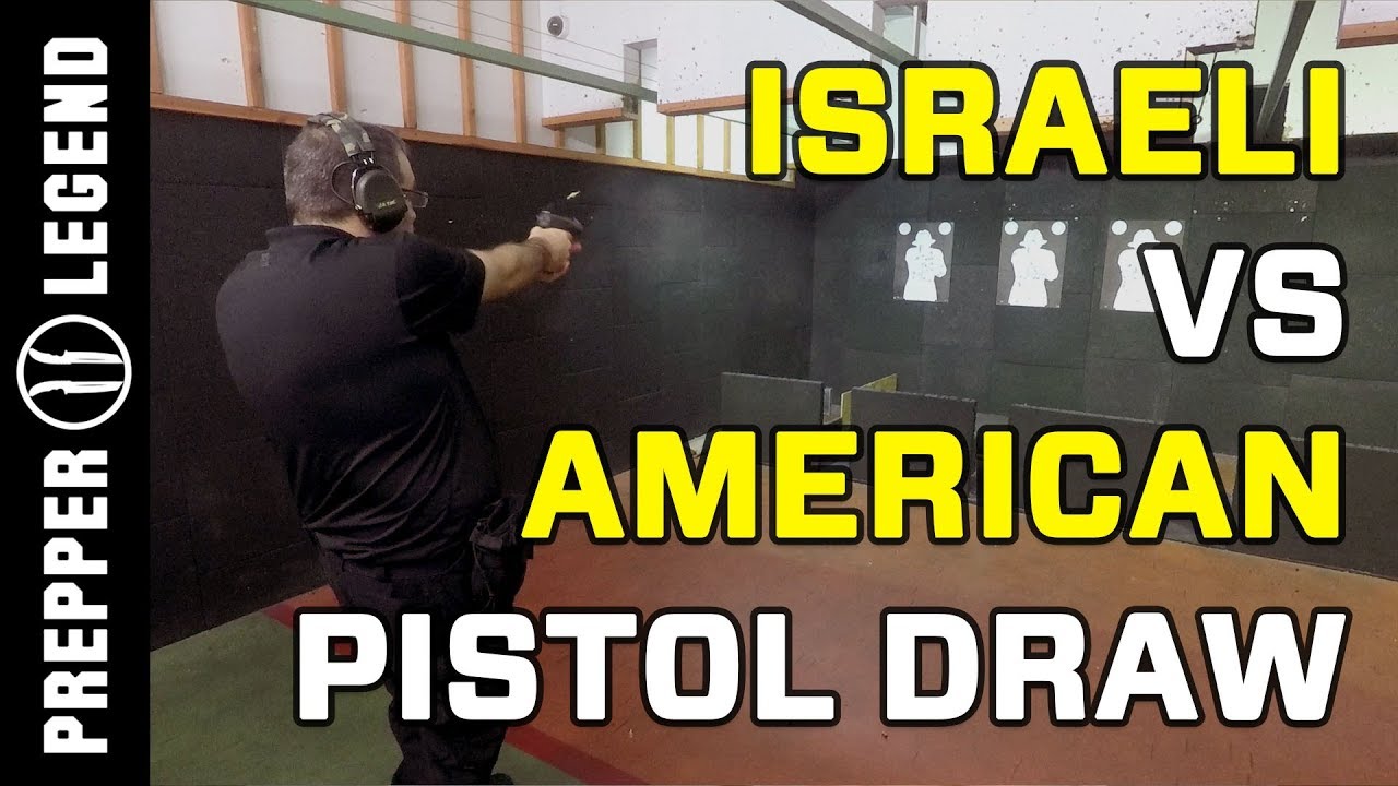Israeli vs American Pistol Draw Technique