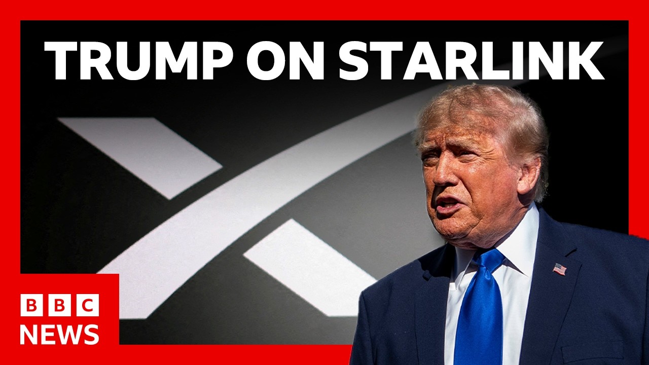 Ukraine disputes Trump claim Musk reversed Starlink restrictions | BBC News