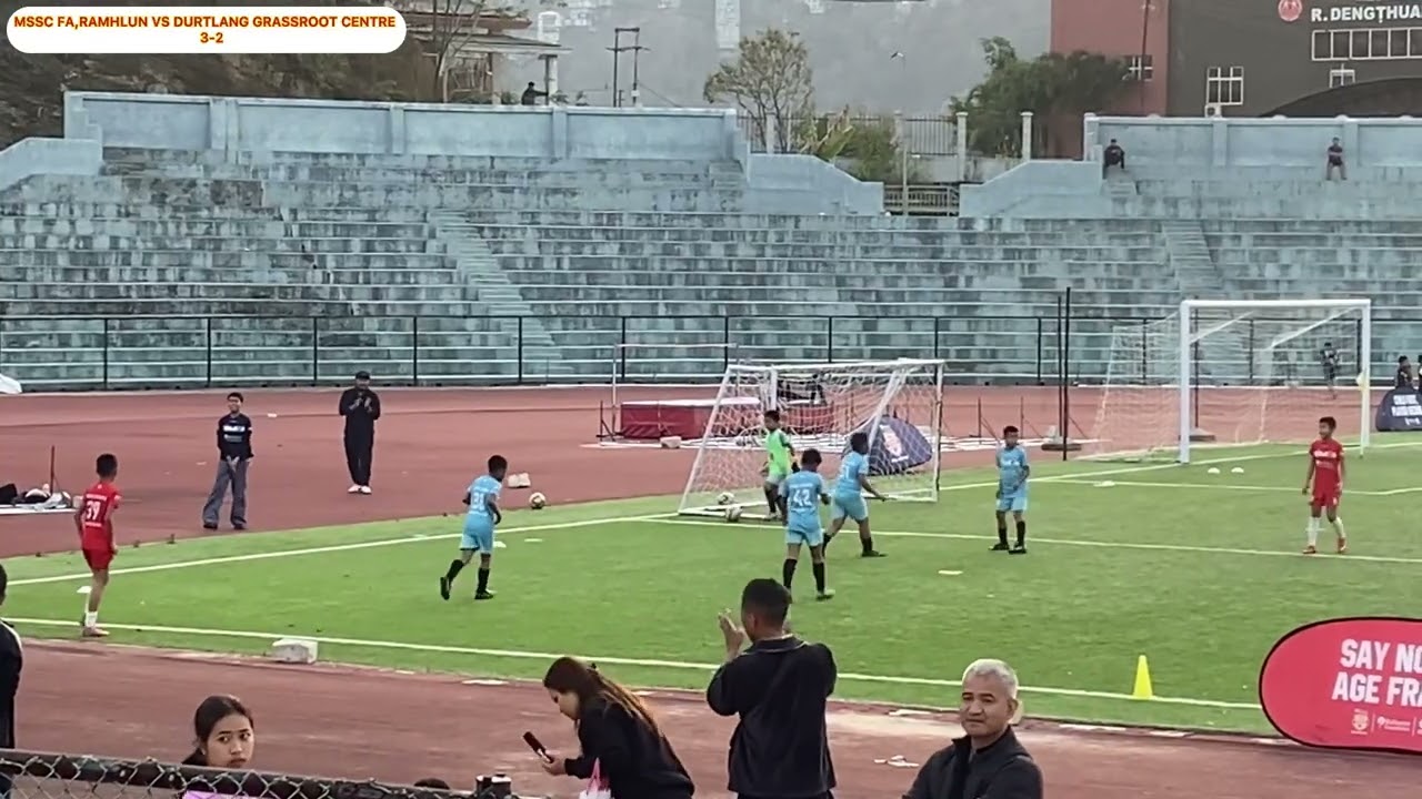 UNDER12 MSSC FA RAMHLUN VS DURTLANG GRASSROOT CENTRE #first half #reliance #foundation