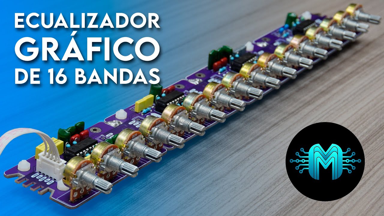 Ecualizador gráfico de 16 bandas (expandibles) | Proyecto/Tutorial