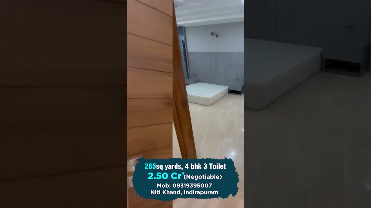 Indirapuram Most Luxurious 4BHK Independent  Flats Ready to Move In | GDA Approved Flat