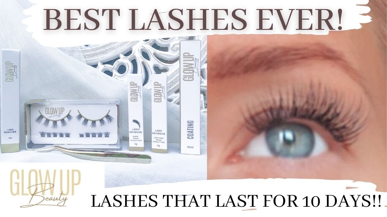 LASHES THAT LAST 10 DAYS AND SAVE YOU ££££ | GLOW UP BEAUTY LASHES | DIY BEAUTY | OWN BRAND AD