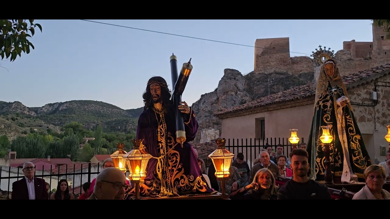 FIESTAS DE SEPTIEMBRE EN VILLEL DE MESA (2024) (7) PROCESIÓN DE LOS FAROLES Y SUBASTA DE BANZOS