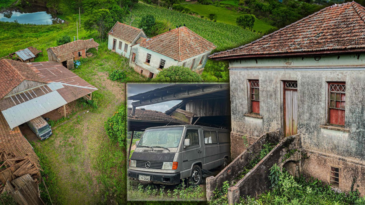 GRANDE FAZENDA ABANDONADA: TRÁGICO ACONTECIMENTO FEZ DONOS RICOS SUMIREM - CARROS DEIXADOS PARA TRÁS