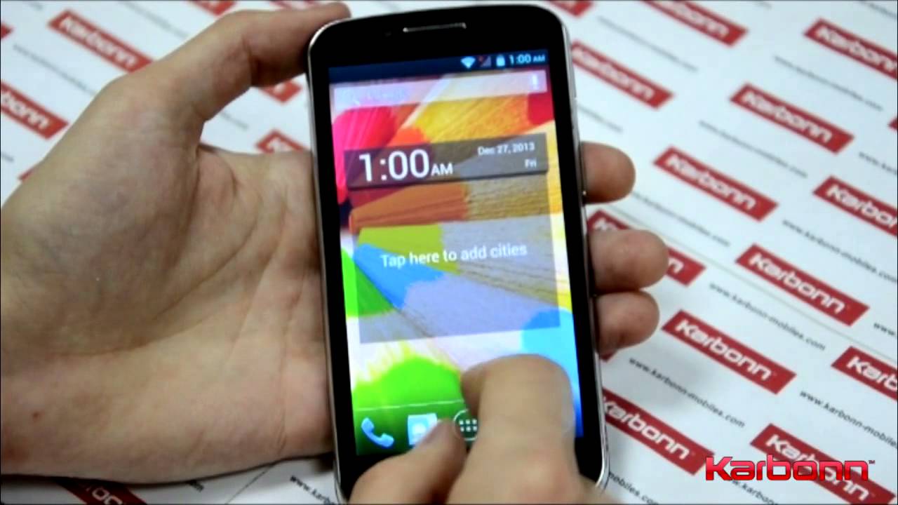 Smartphone / Смартфон Karbonn LION ( Russian language)