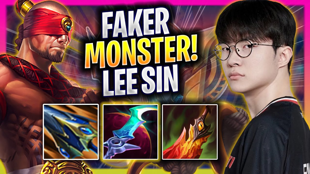 FAKER IS A MONSTER WITH LEE SIN! - T1 Faker Plays Lee Sin JUNGLE vs Xin Zhao! | Season 2025