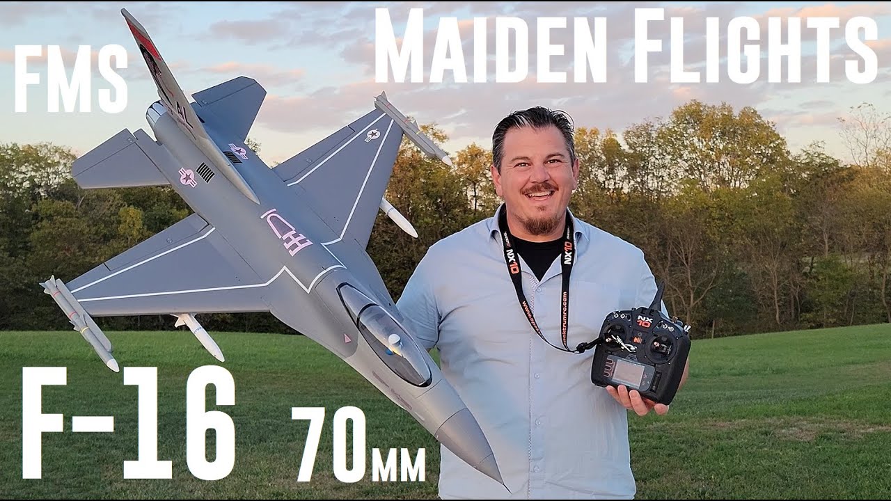 FMS - F-16 Falcon - 70mm - Maiden Flights