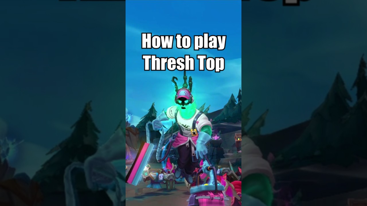 How to play Thresh in Top Lane without Feeding? #leagueoflegends #thresh #offmeta