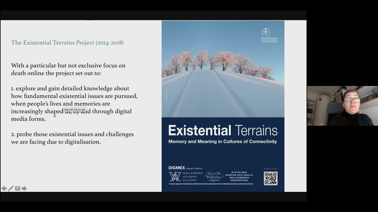 Professor Amanda Lagerkvist: Existential Media Studies - 6 April 2022