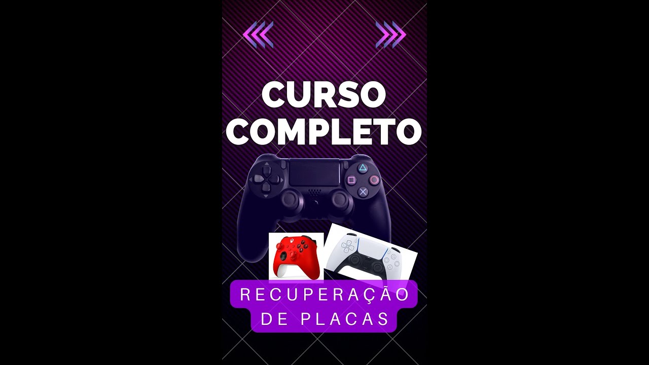 Curso de Recupera&ccedil;&atilde;o de placas Controle de Video Games .