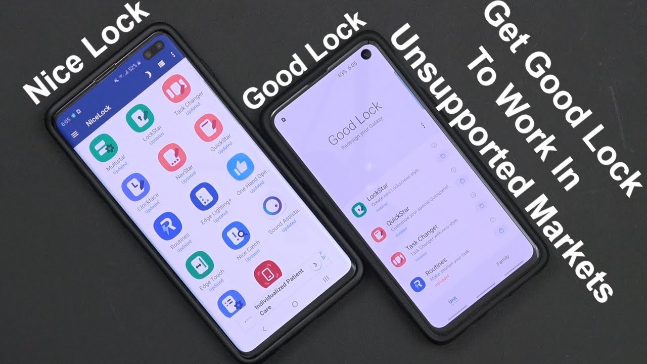 How To Get Good Lock 2019 To Work On Any Unsupported Samsung Device Running One UI
