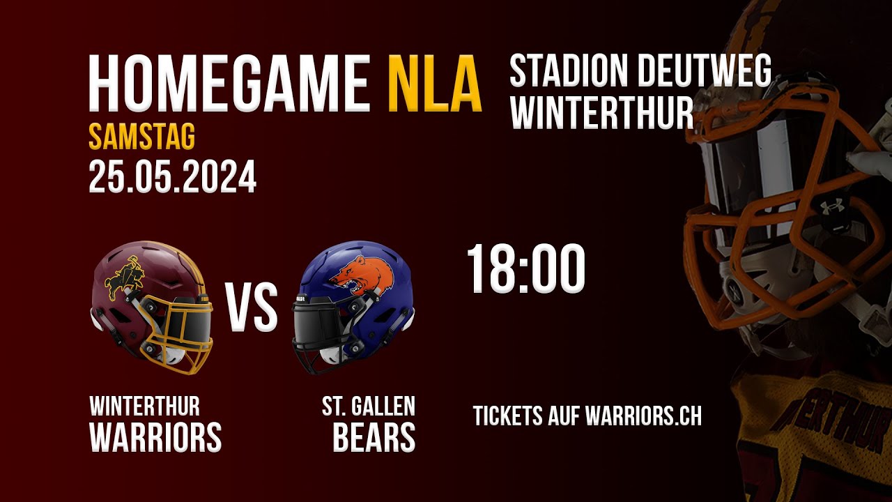 Winterthur Warriors vs. St. Gallen Bears