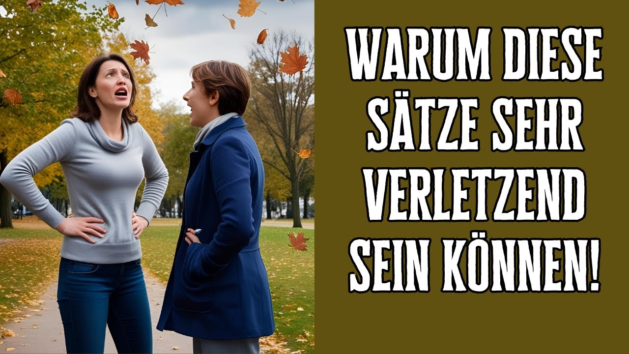 Warum diese Sätze sehr verletzend sein können!