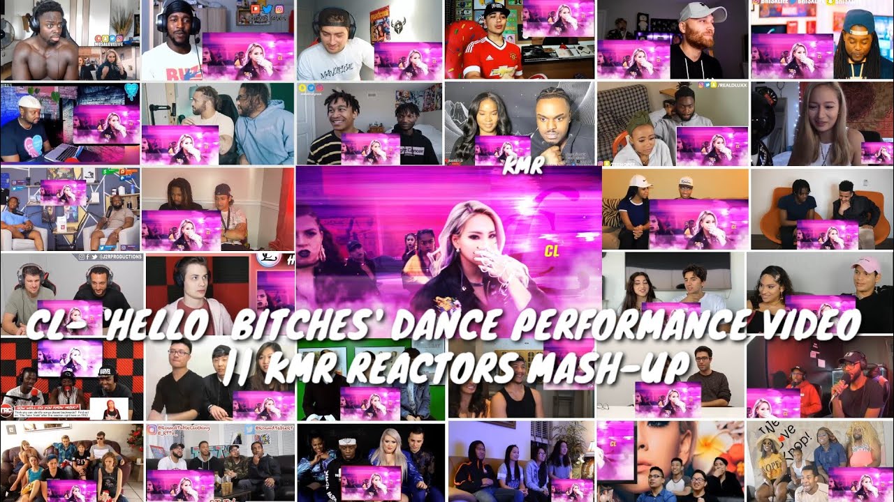 CL- 'HELLO  BITCHES' DANCE PERFORMANCE VIDEO  || KMR REACTORS MASH-UP