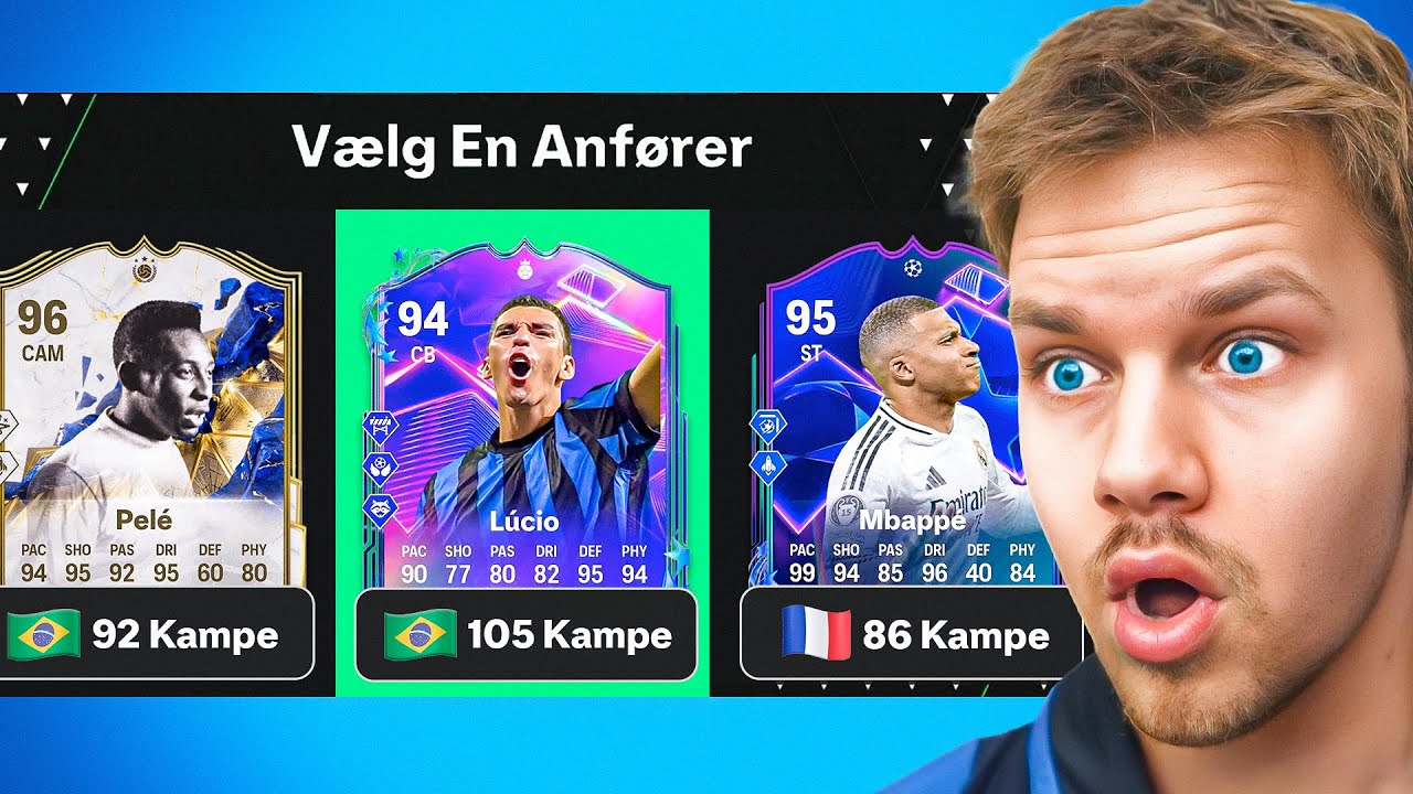 Draft men jeg skal tage den med flest landskampe!