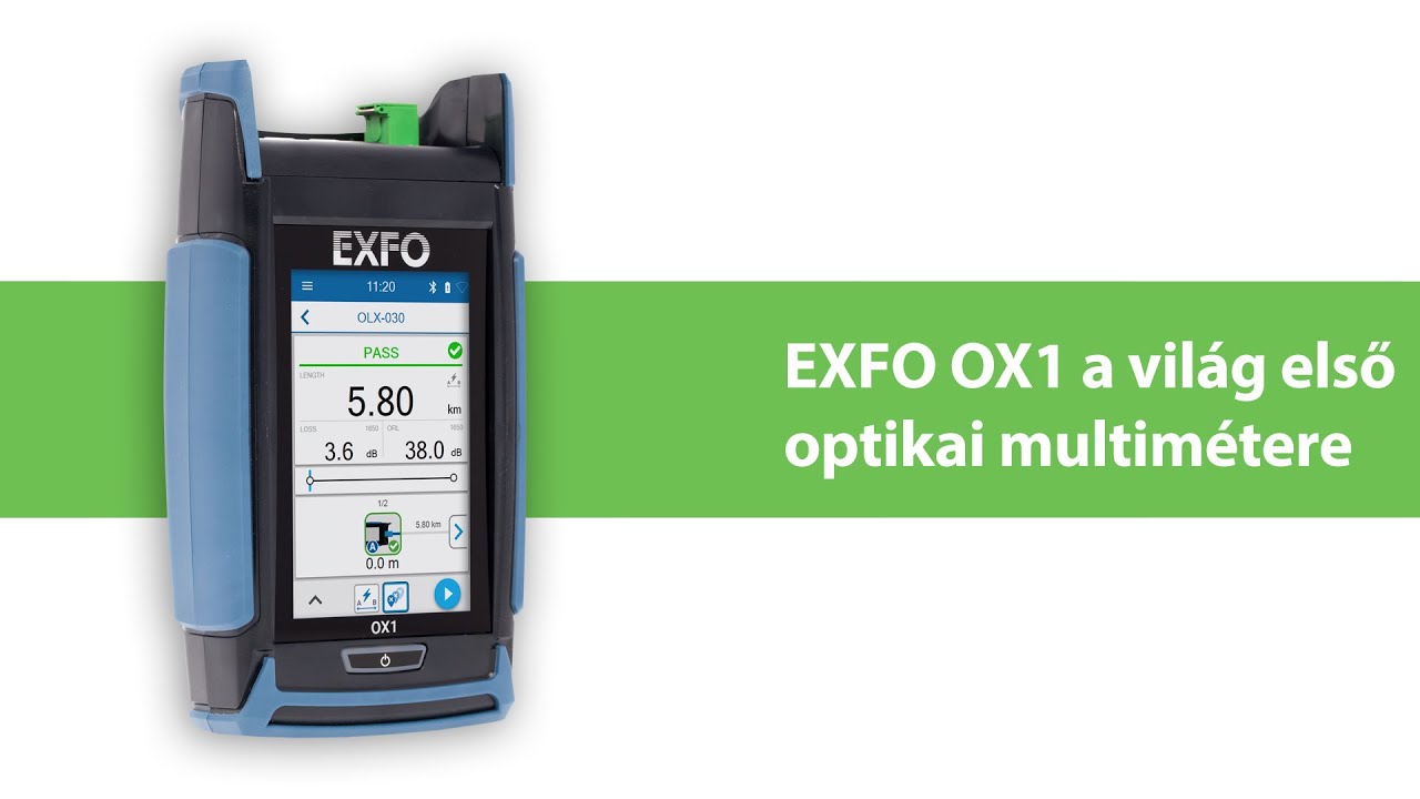 A világ első optikai multimétere (EXFO OX1)