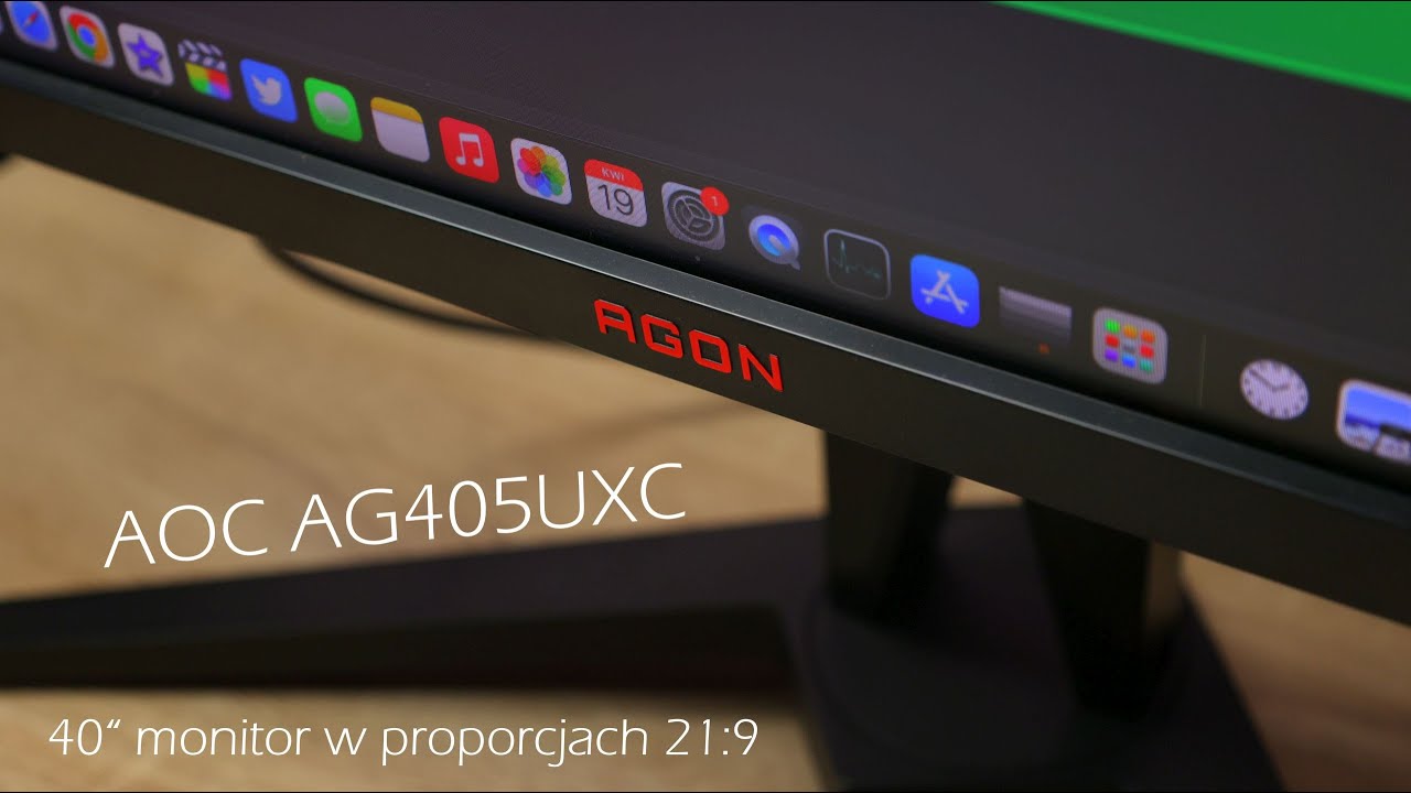 AOC Agon AG405UXC | Duży monitor do pracy i gier!