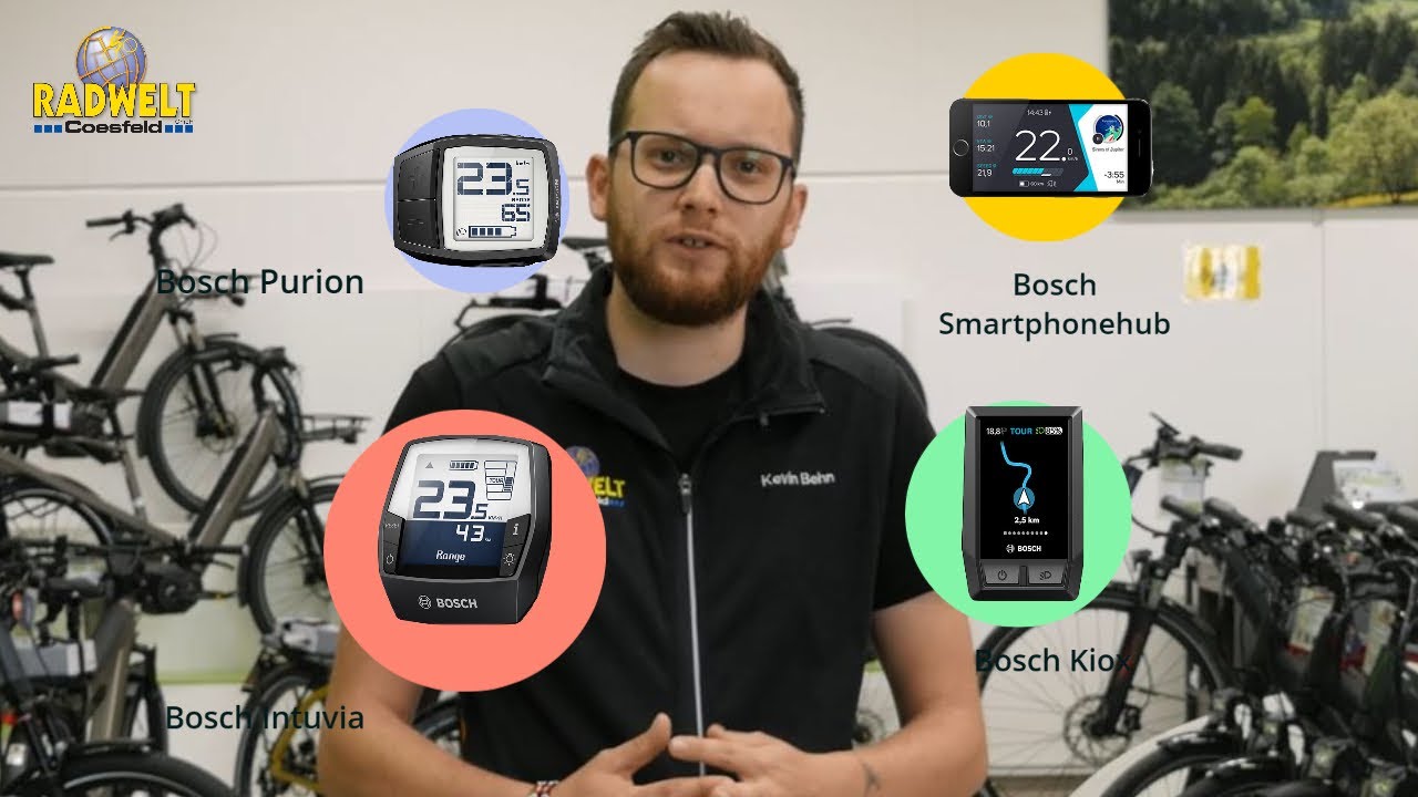 Damit behältst du den Durchblick😎! E-Bike Displays von BOSCH