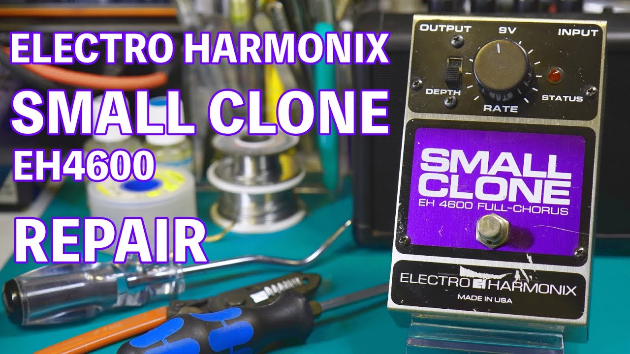 【エフェクタージャンク】ELECTRO HARMONIX SMALLCLONEを修理。エフェクト掛からず、原因はそれなの？