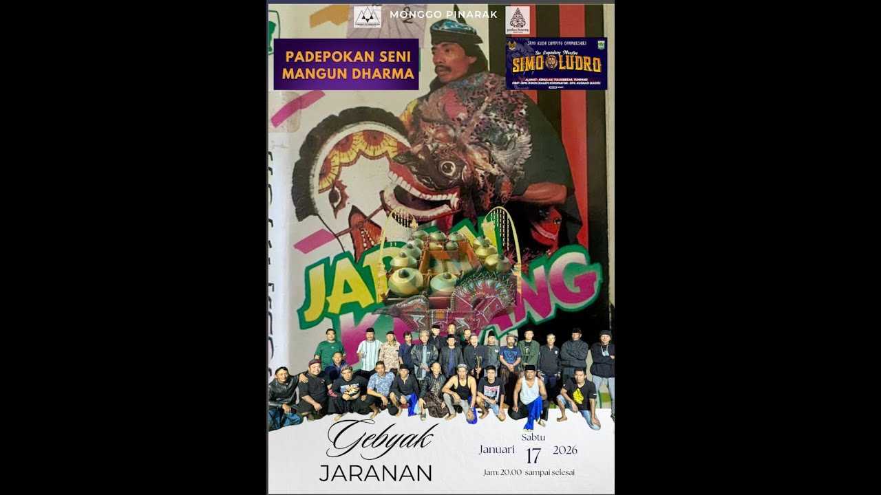 Gebyak Jaranan Lawasan Part 1. 17/01/2026 (PSMD)