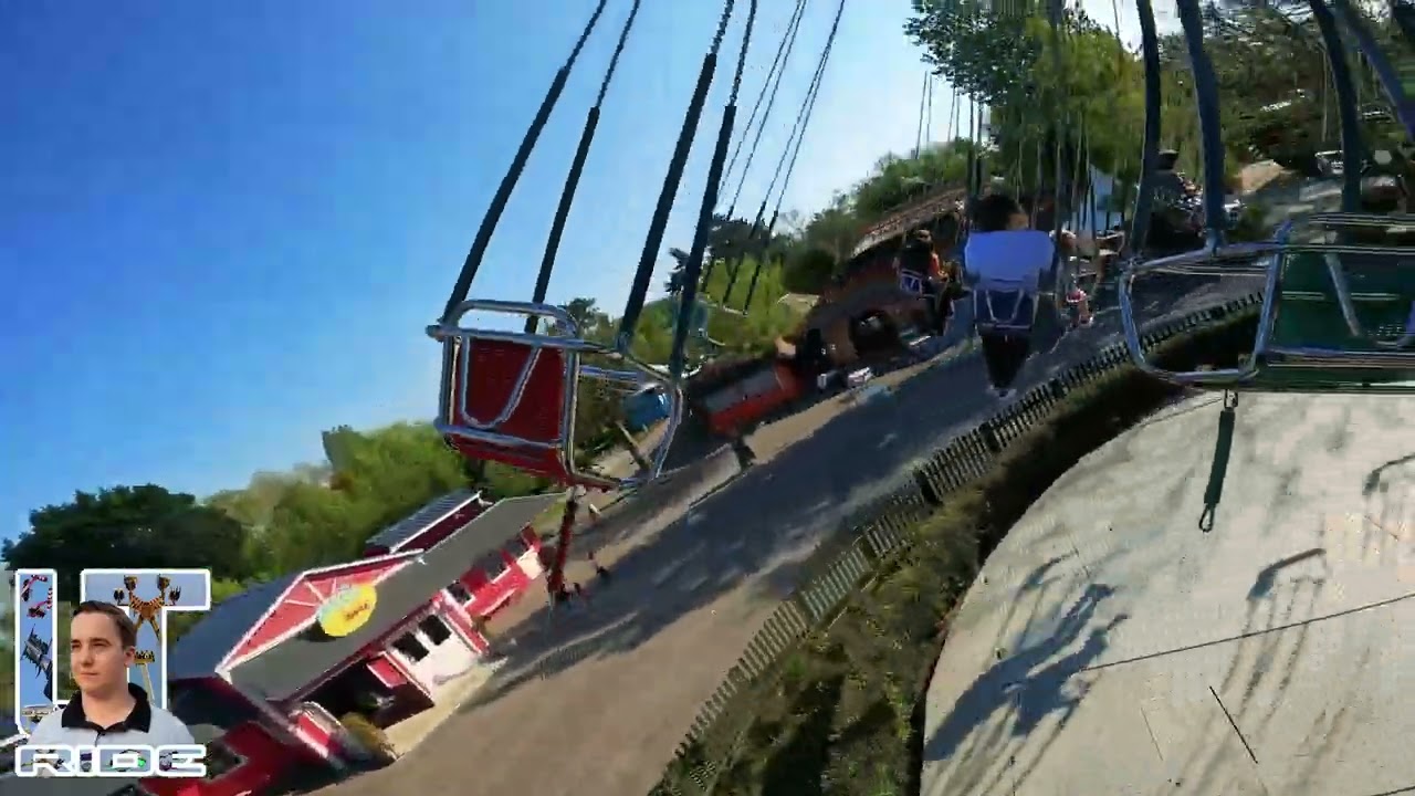 4K - Manège TWIST'AIR - Parc Bagatelle 2022 | On ride POV #attraction #bagatelle