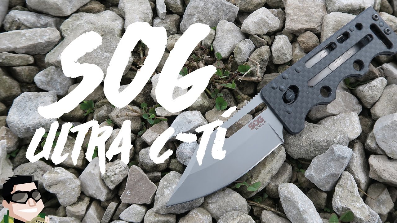 SOG Ultra C-Ti Multi-purpose Knife + Money Clip