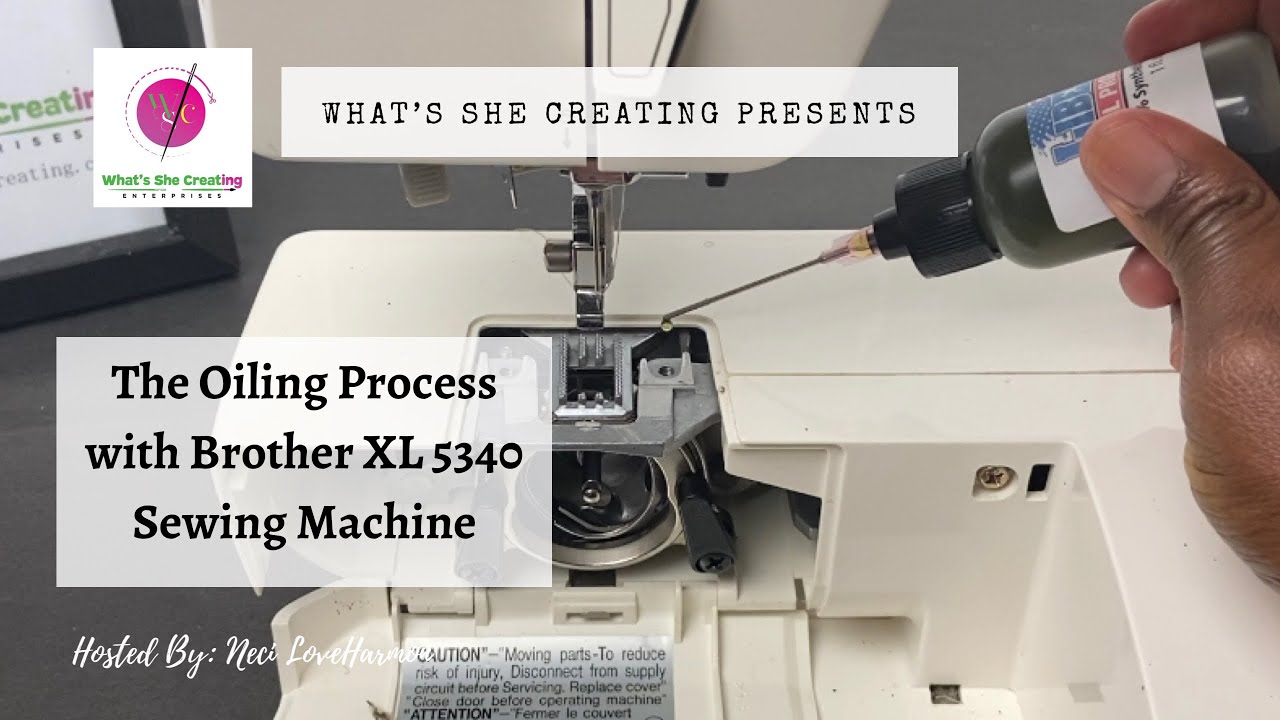 Oiling Maintenance with Brother XL5340 Sewing Machine