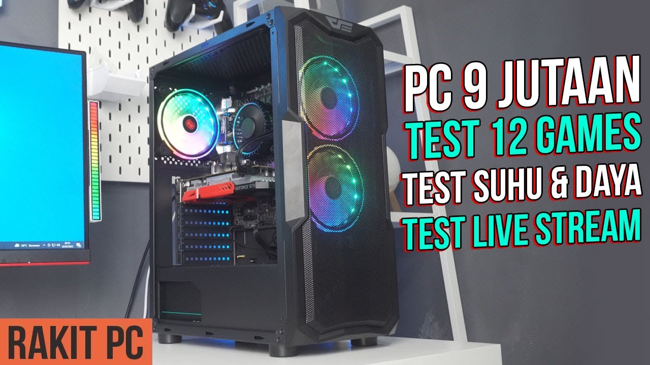 #47 Rakit PC 9 Jutaan Buat Live Streaming + Proses Rakit Ft. Fan Gamen GCF300C