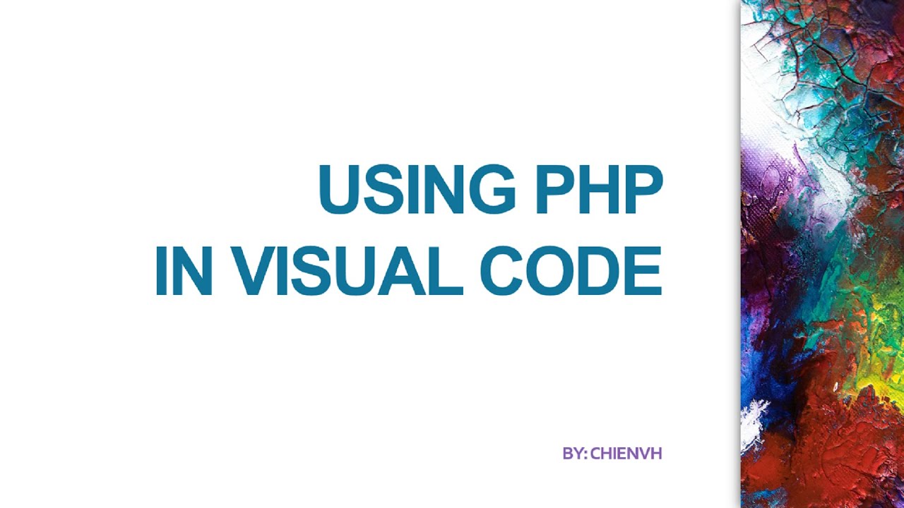 How to use PHP in Visual Studio Code?