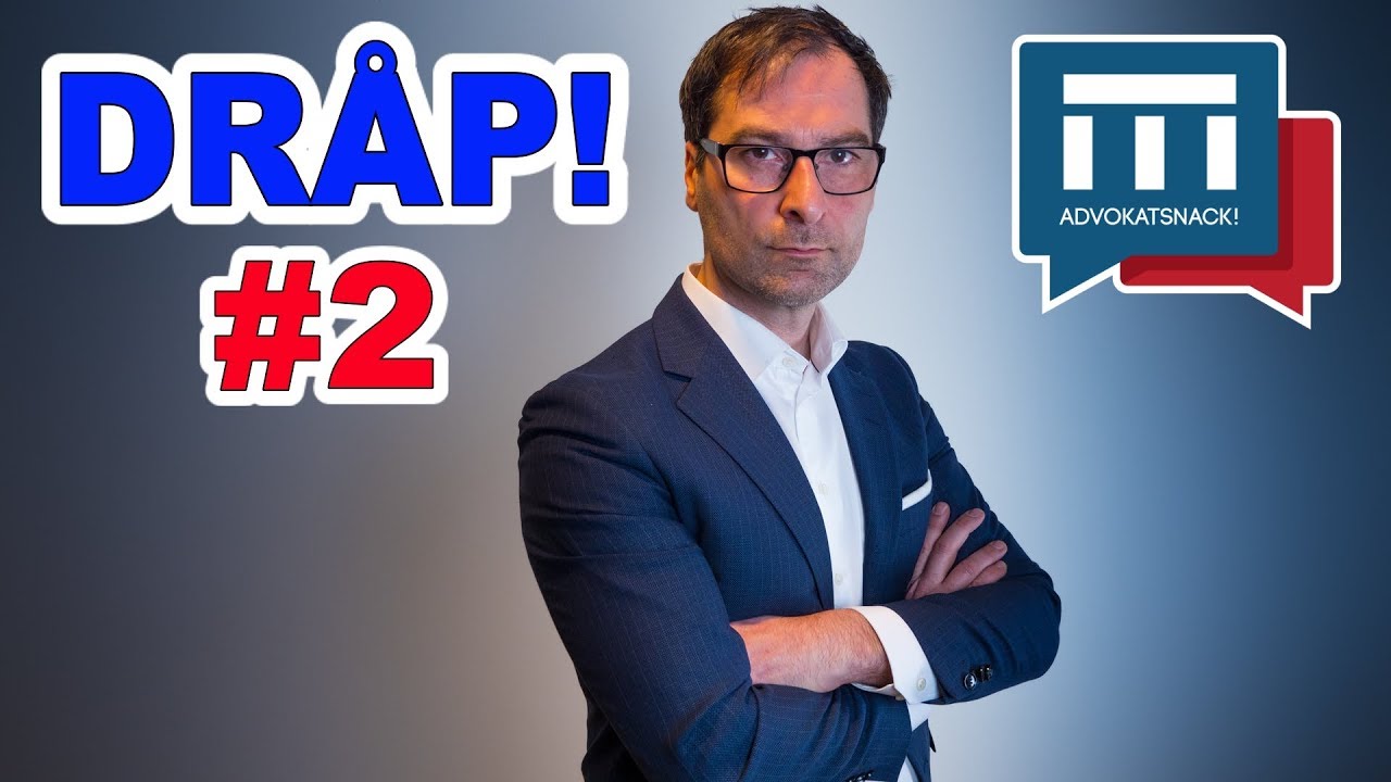 DR&Aring;P - ETT BROTT P&Aring; 3 MIN - ADVOKATSNACK!