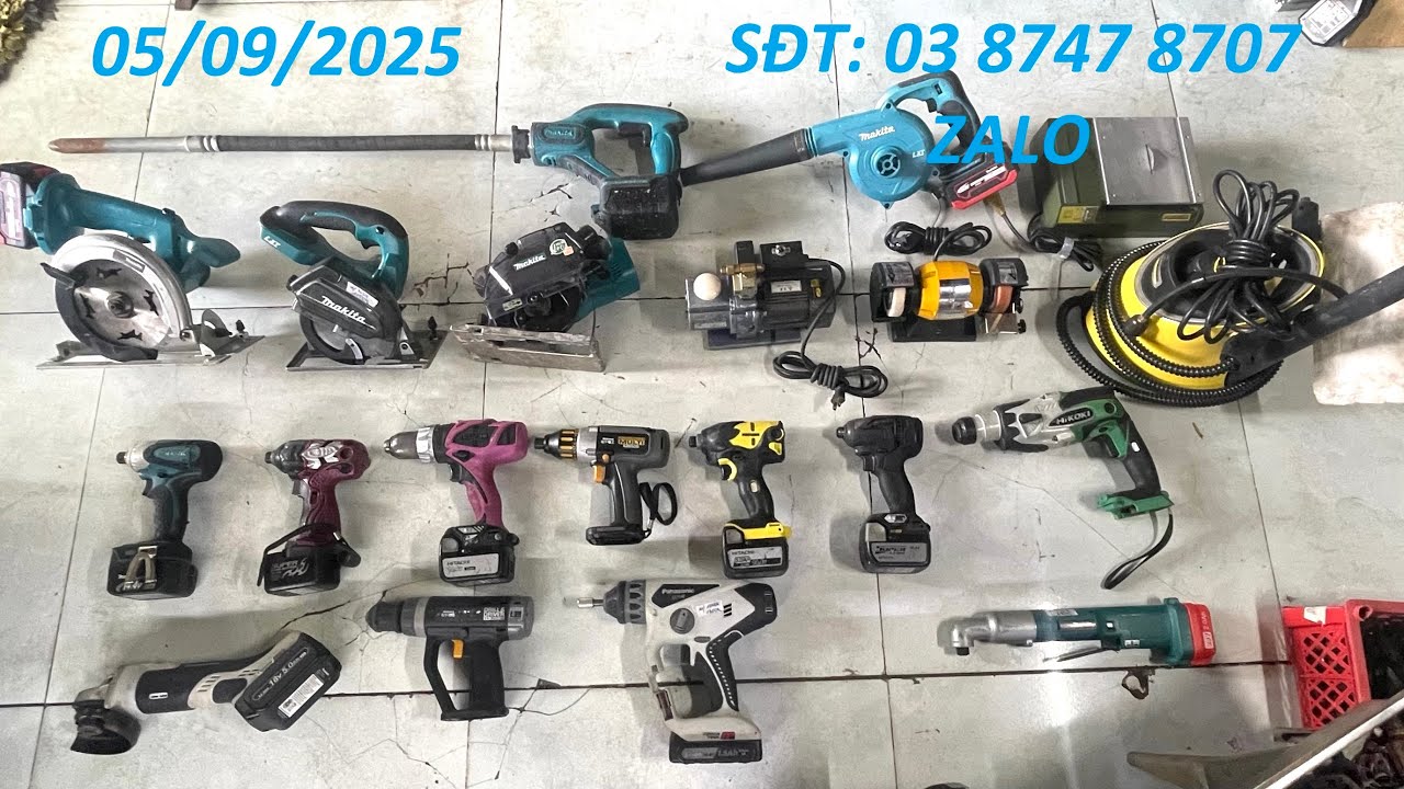 05/09/2025 CƯA ĐĨA, ĐẦM DÙI BT, MÀI 2 ĐÁ, HÚT CHÂN KHÔNG, VÍT GÓC.........LH: 03 8747 8707