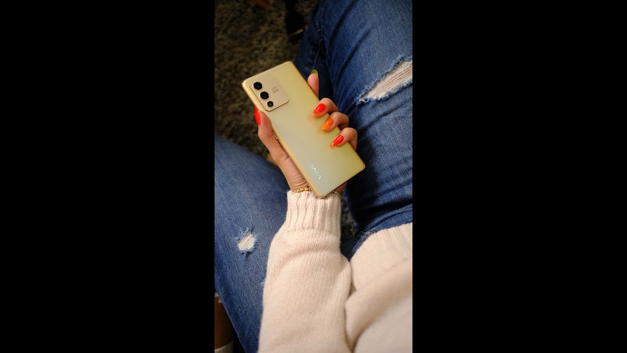 Vivo V23 Pro SUNSHINE GOLD quick unboxing