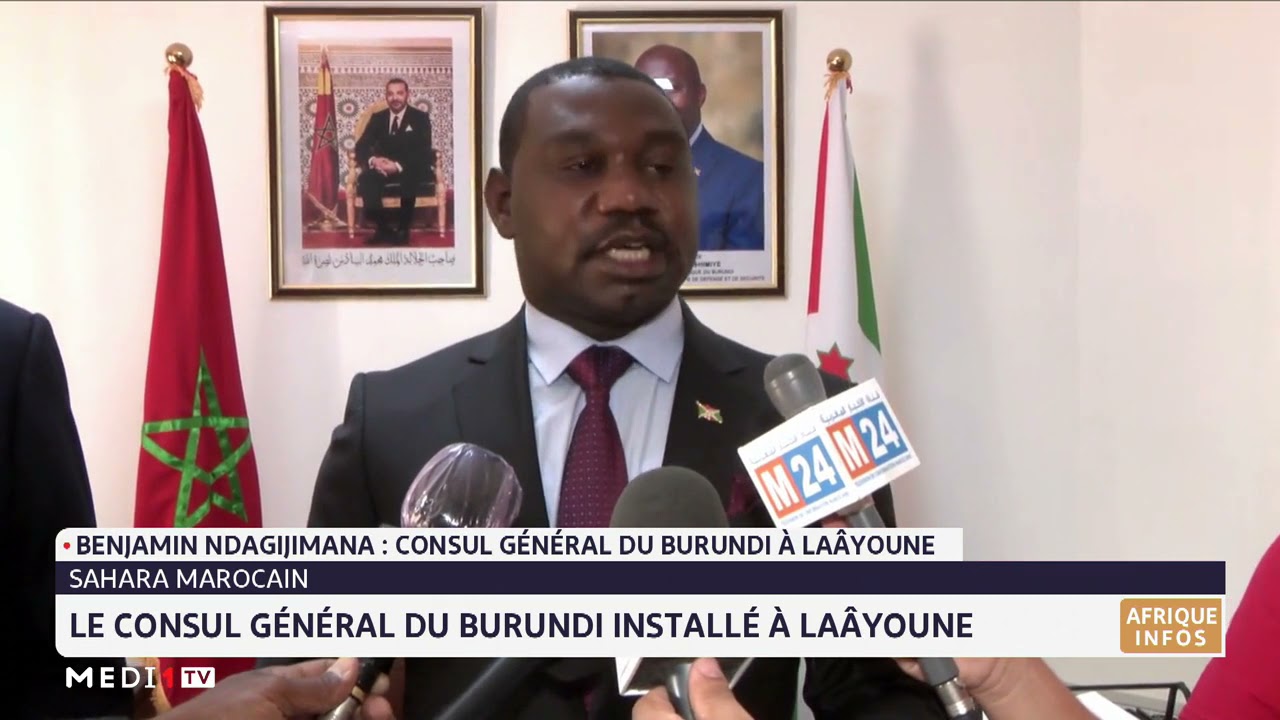 Sahara marocain: le consul général du burundi installé à Laâyoune