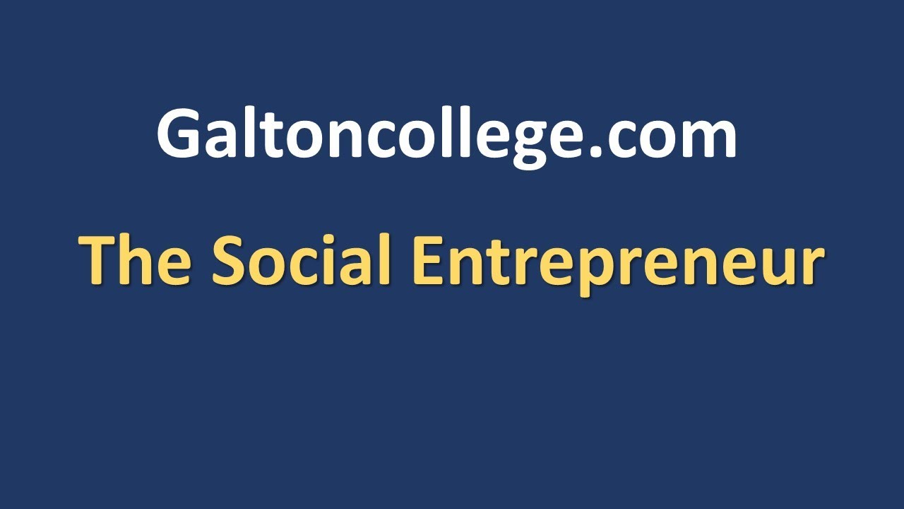 The Social Entrepreneur