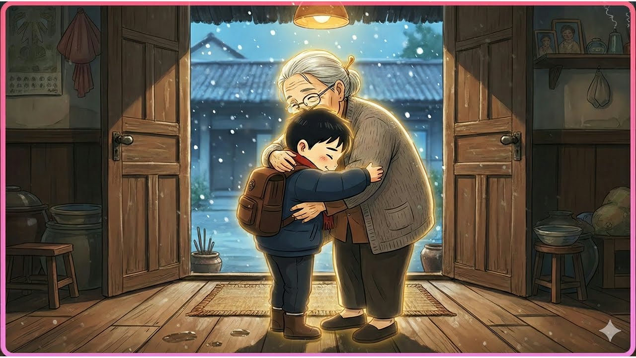 A Cozy Winter Day: Grandmother's Love (祖母の愛) in Snow | Slow living | Ghibli Style Video