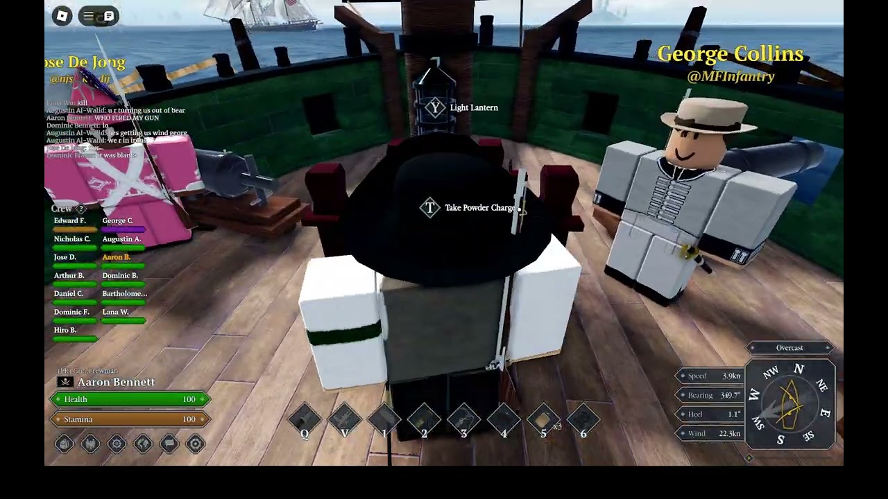 Roblox Windward: 2 Pirate Cruisers vs 2 USN Cruisers  (Windward Open World)