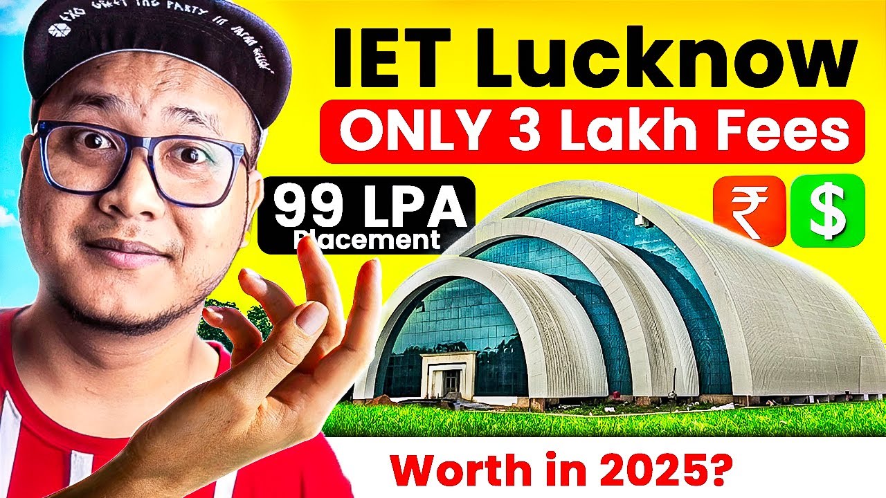 IET Lucknow only 3 Lakh Fees 😍| Placements, Cutoff & Honest Review