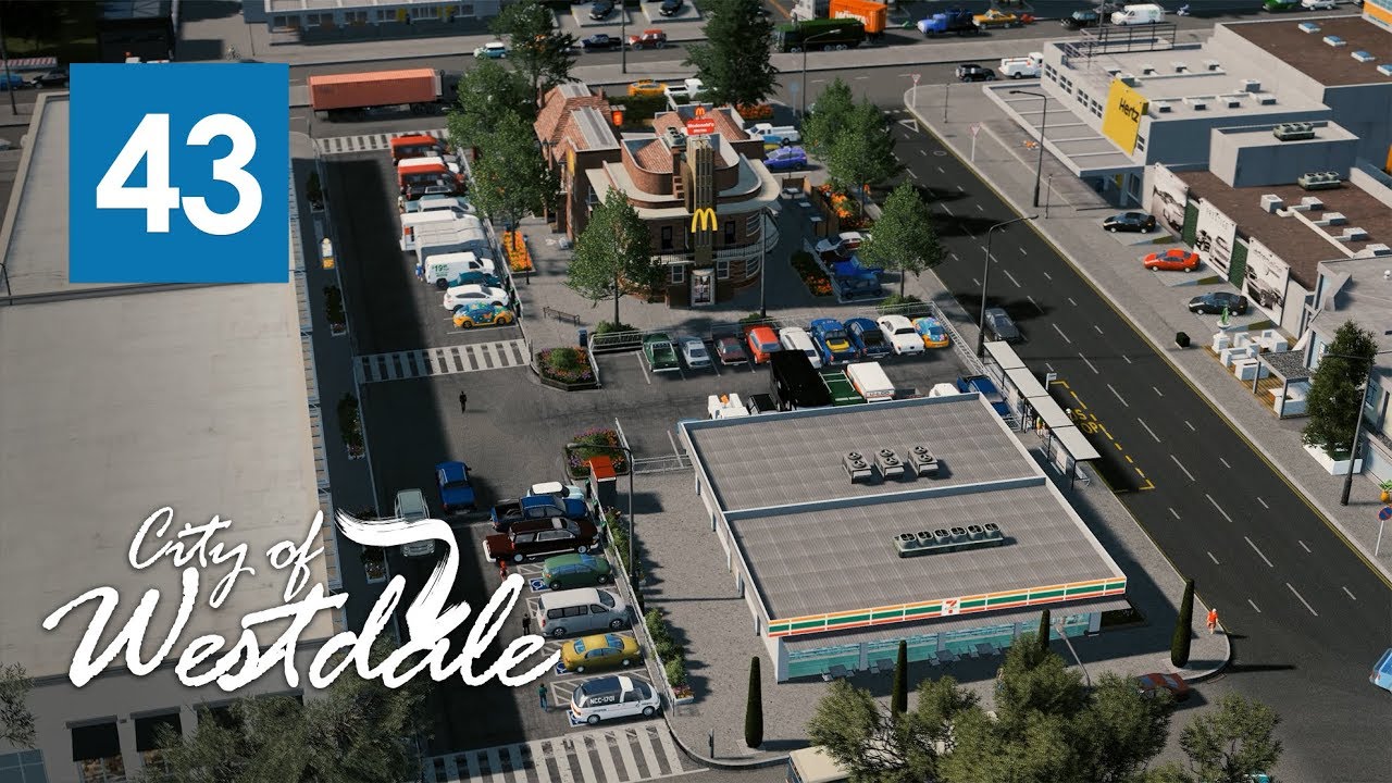 Города Skylines: Westdale - местная коммерческая зона [EP43]