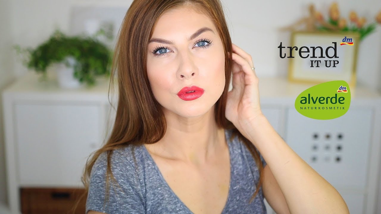 Líčenie s DM kozmetikou Trend IT UP a Alverde žiarivá pleť