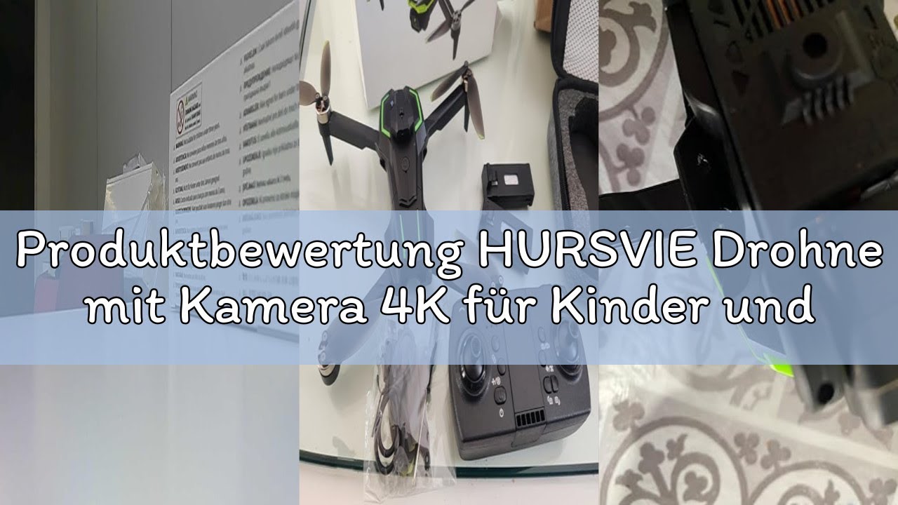Produktbewertung HURSVIE Drohne mit Kamera 4K für Kinder und Erwachsene mit Bürstenlose Motor, Faltb