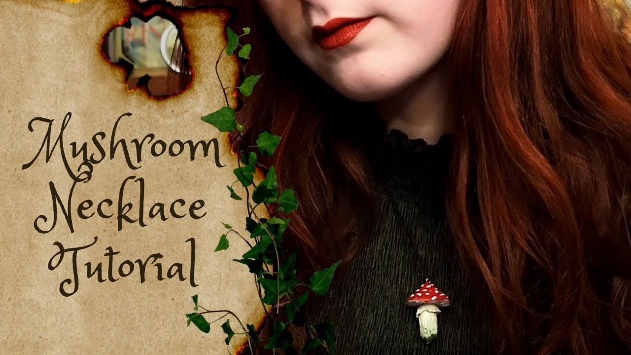 Mushroom Necklace Tutorial