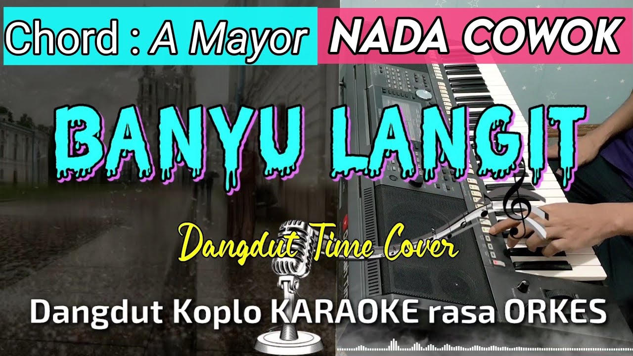 BANYU LANGIT - Didi Kempot Versi Dangdut Koplo KARAOKE rasa ORKES || Nada Cowok