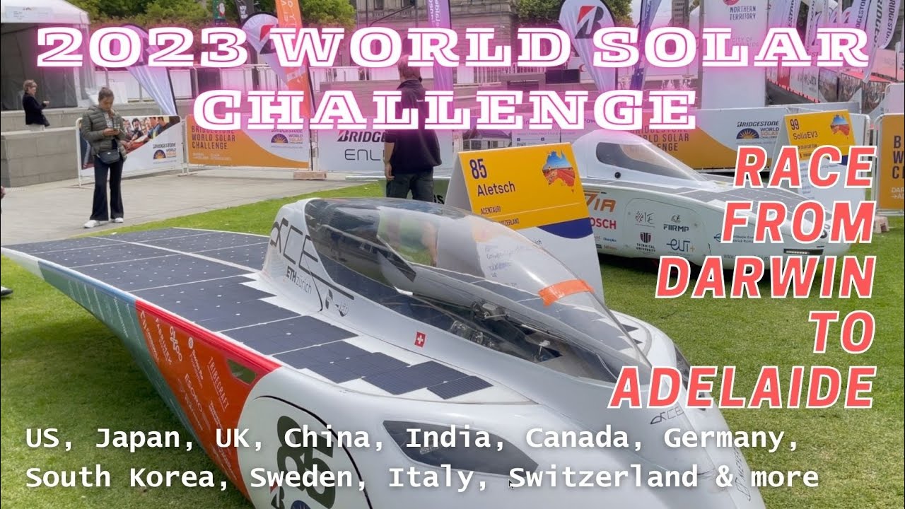Australia World Solar Challenge Darwin to Adelaide Race