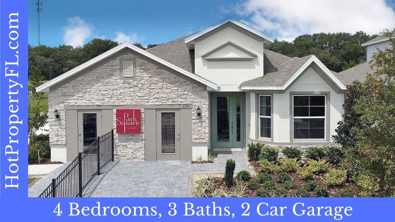 New Model Home Tour | Mount Dora / Orlando, FL. Summerbrooke, Park Square Homes | Hampton Model