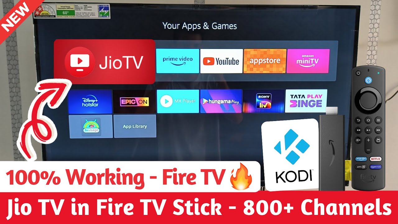 Jio TV on Kodi App 🔥 | Jio TV on Fire TV Stick | Jio TV on Smart TV 2026 [Latest]
