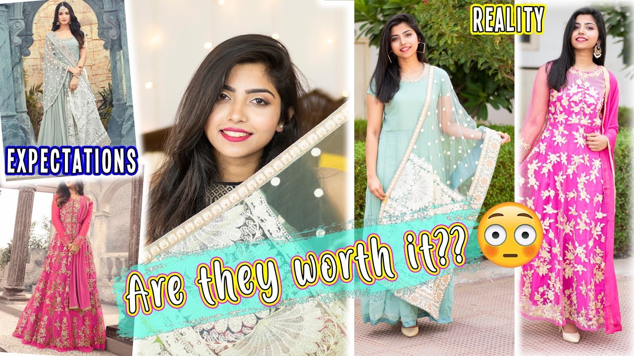I Tried Two Anarkali Suits From YOYO FASHION| Are They Worth it? 🤔Shopping Suits Online