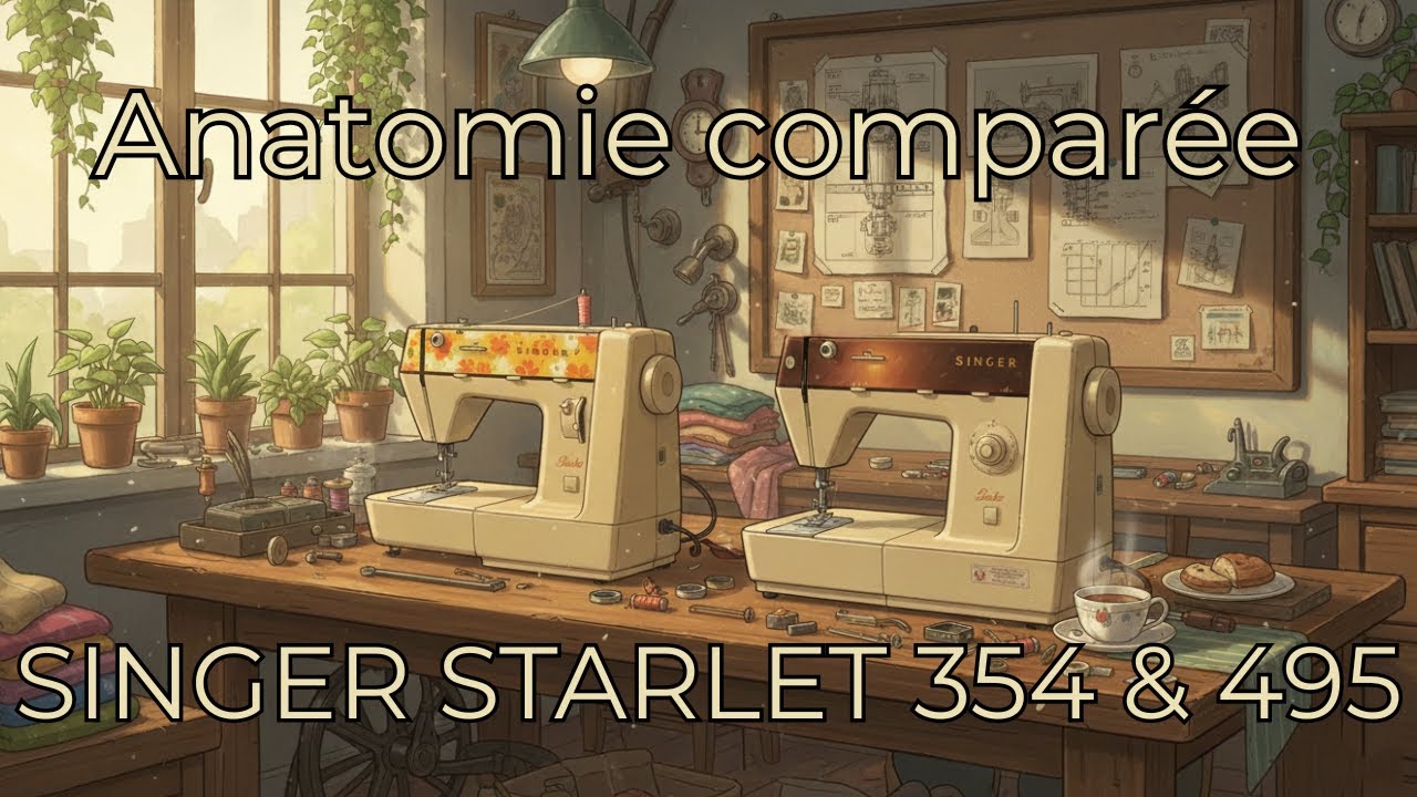 SINGER STARLET 354 & 495, Mécanique comparée